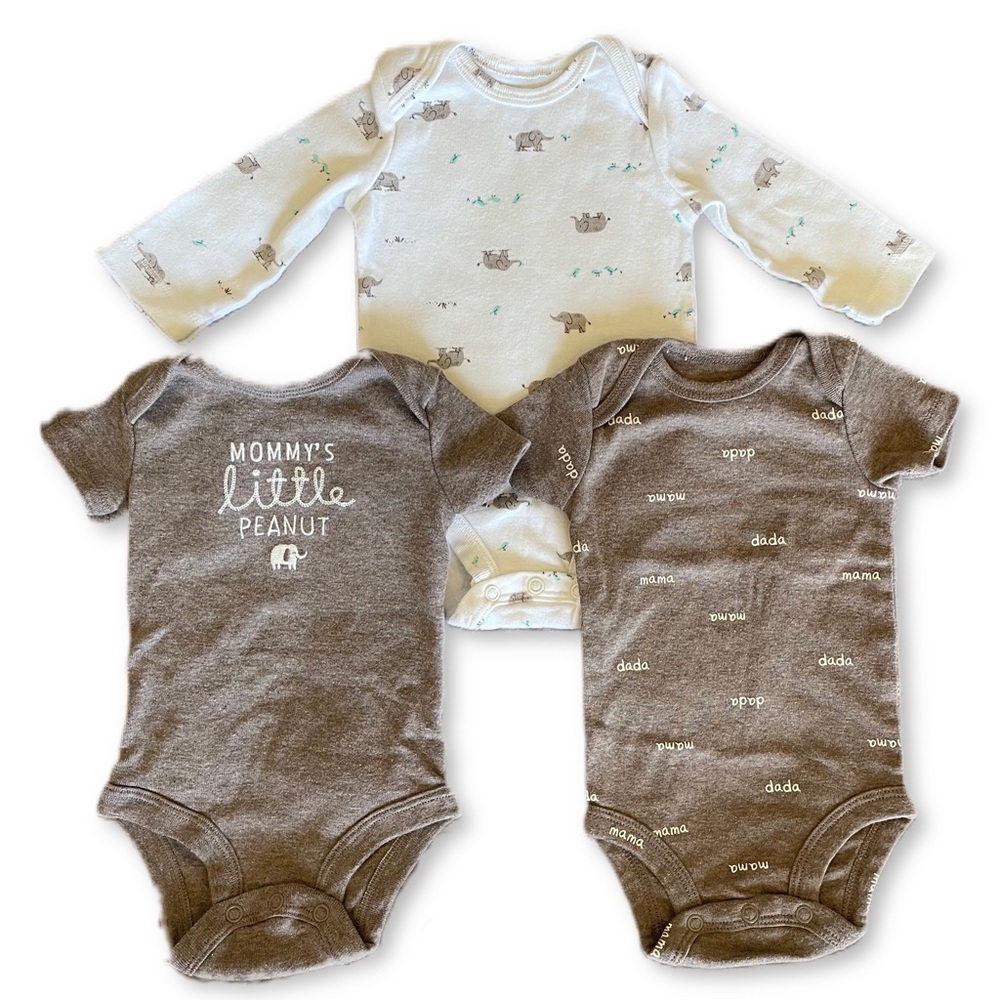 Carter’s 3m Mommy’s Little Peanut Onesie Bundle